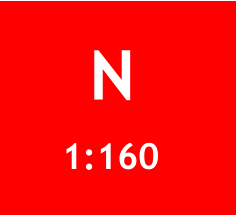 N 1:160